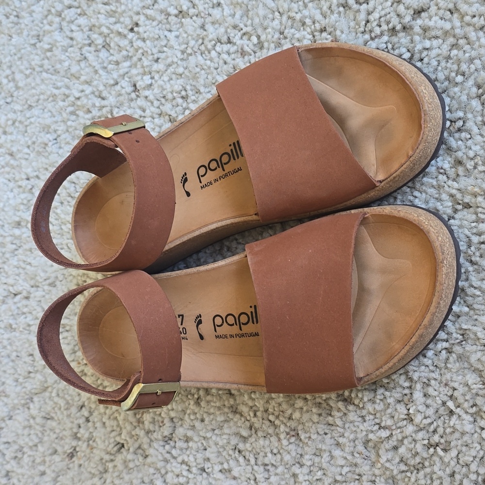Birkenstock Papillio Glenda Pecan Sandals 37 - Picture 3 of 7